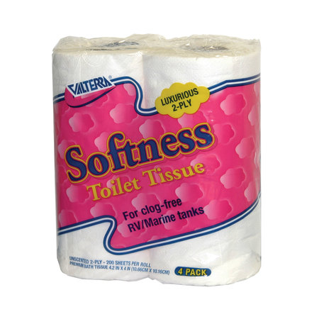 VALTERRA Valterra Q23630 Softness 2-Ply Toilet Tissue - Pack of 4 Q23630